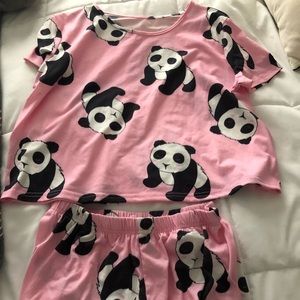 Panda bear Pj set